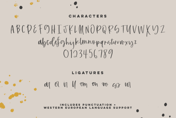 Blindside Script Font Poster 10