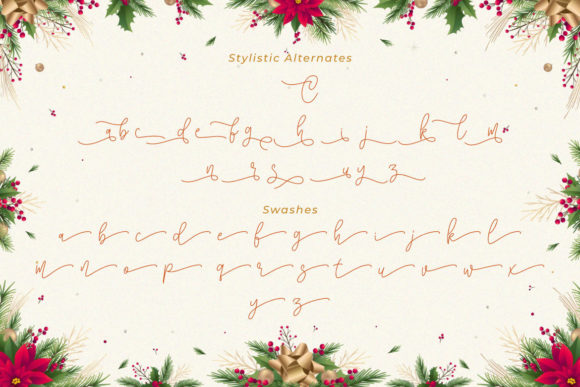 Blissful Christmas Font Poster 10