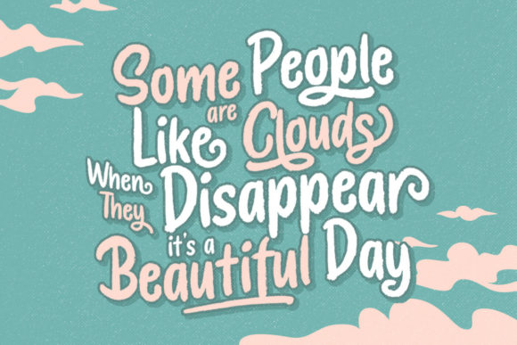 Bloom Monday Font Poster 3