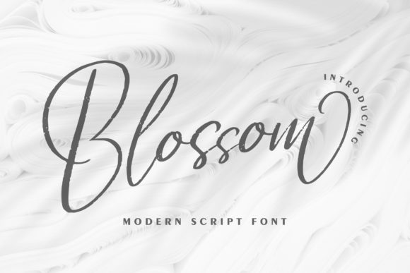 Blossom Font Poster 1