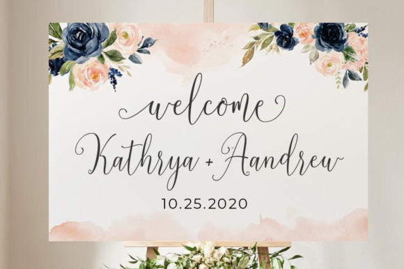 Blossom Heart Font Poster 2