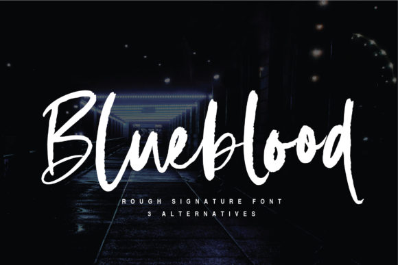 Blueblood Font Poster 1