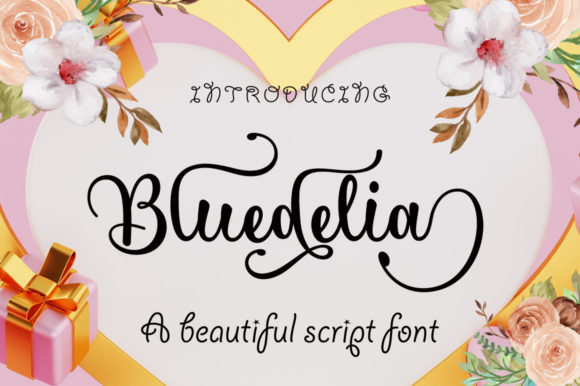 Bluedelia Sript Font Poster 1