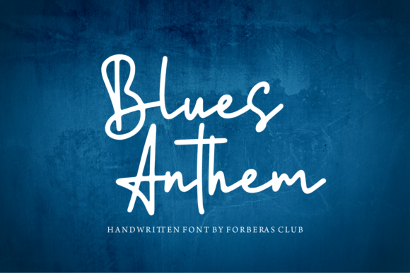 Blues Anthem Font Poster 1