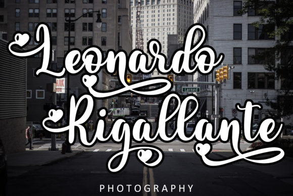 Blurry Loving Font Poster 6