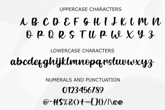 Blusbow Font Poster 11