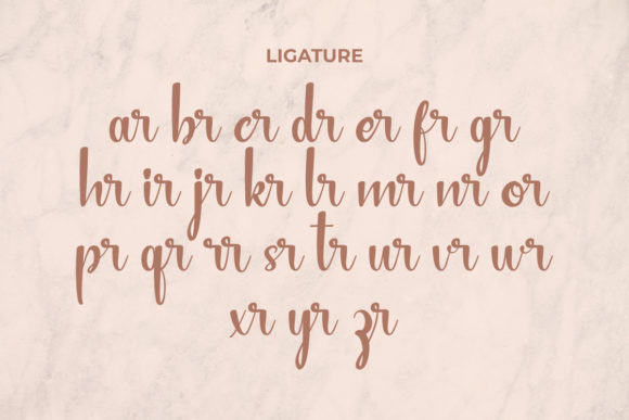 Blushful Font Poster 5