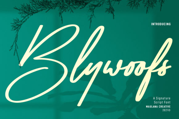 Blywoofs Font