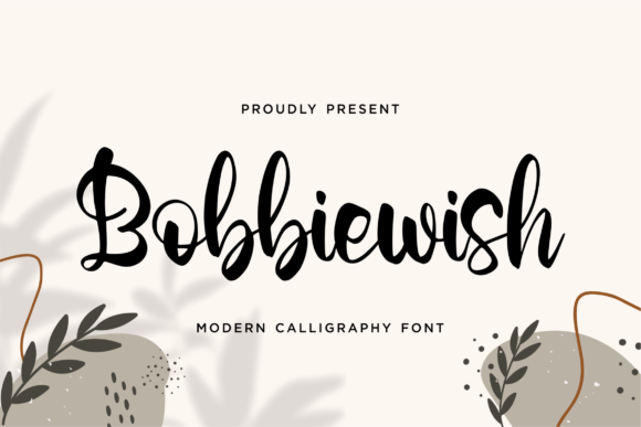 Bobbiewish Font Poster 1