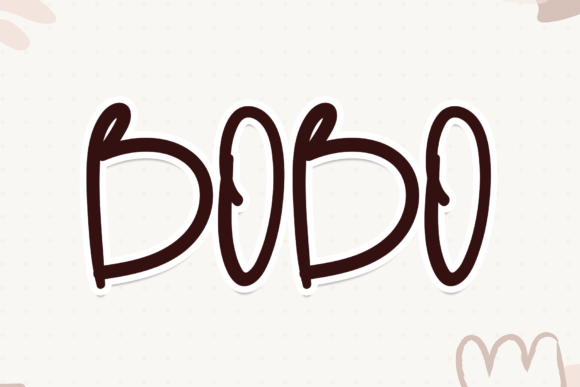 Bobo Font Poster 1