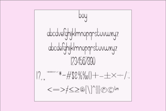 Boboiboy Font Poster 6