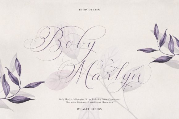 Boby Marlyn Font Poster 1