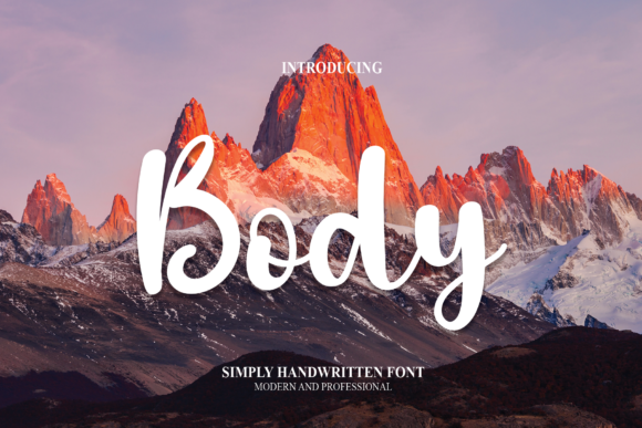 Body Font Poster 1