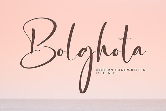 Boghota Font Poster 1