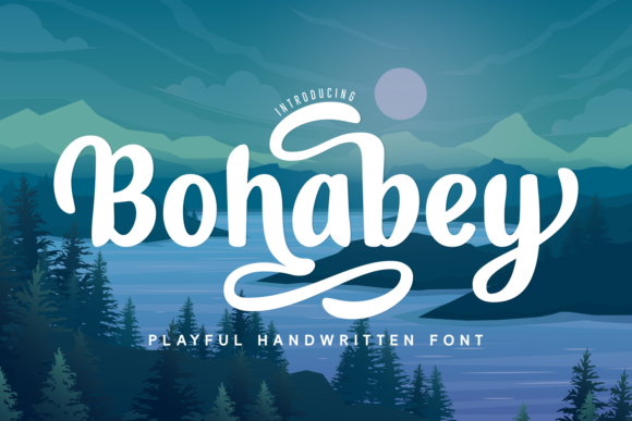 Bohabey Font Poster 1