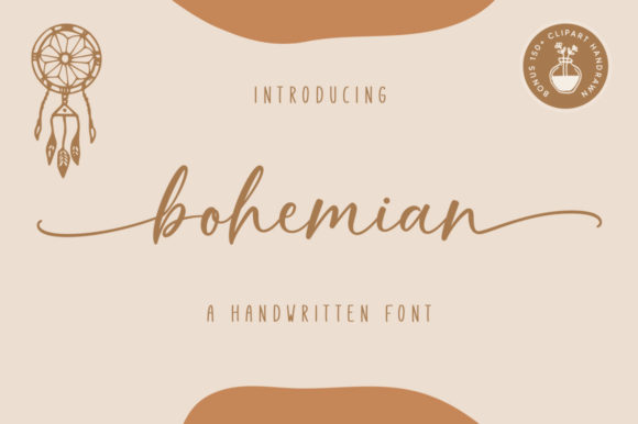 Bohemian Font Poster 1