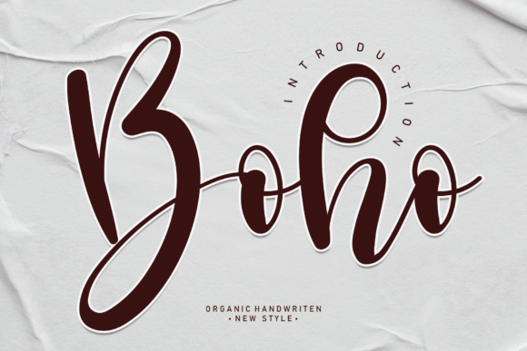 Boho Font Boho Font Poster 1