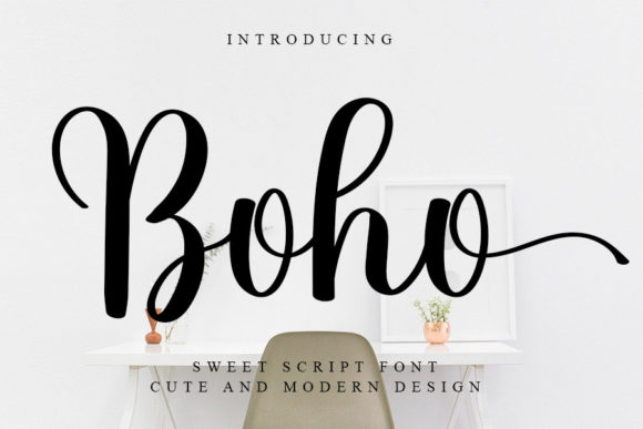 Boho Font Poster 1