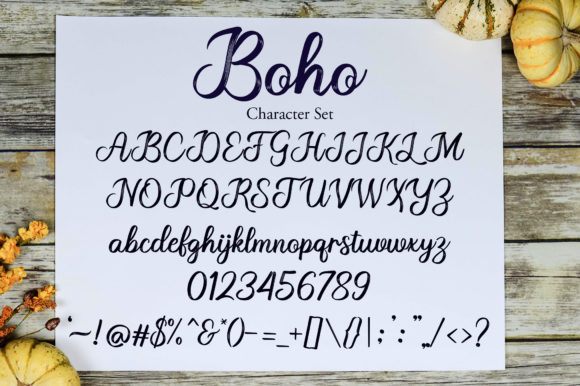 Boho Font Poster 2