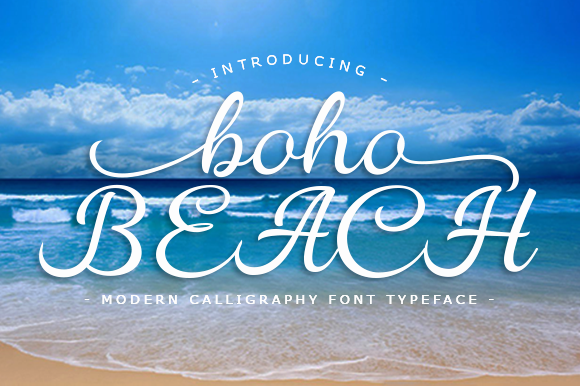 Boho Beach Font