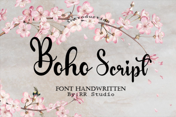 Boho Script Font