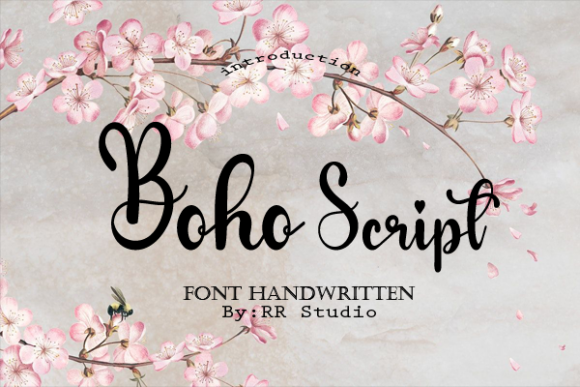 Boho Script Font Poster 1