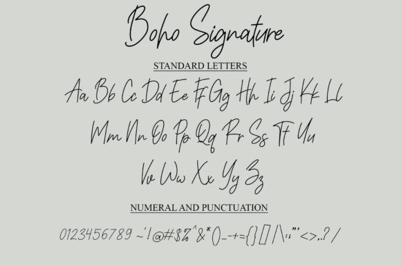 Boho Signature Font Poster 5