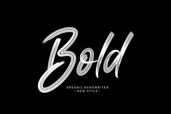 Bold Font Poster 1