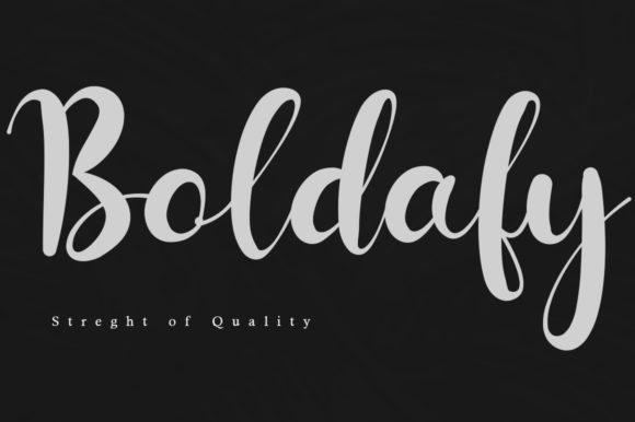 Boldafy Font Poster 4