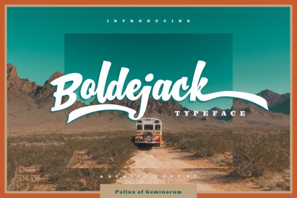 Boldejack Font Poster 1