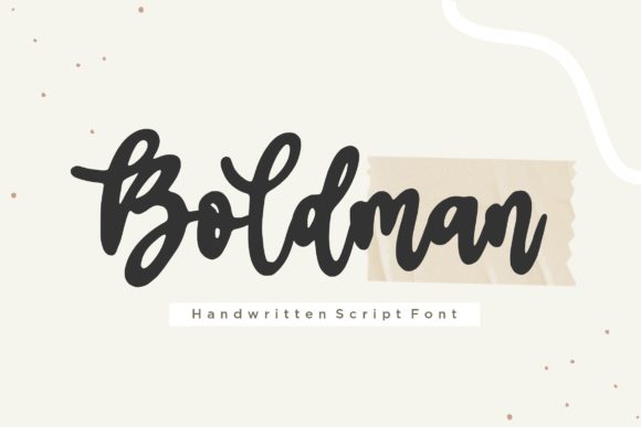 Boldman Font Poster 1