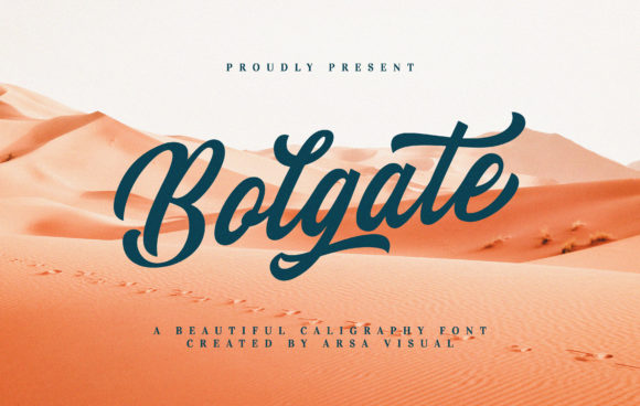 Bolgate Font Poster 1