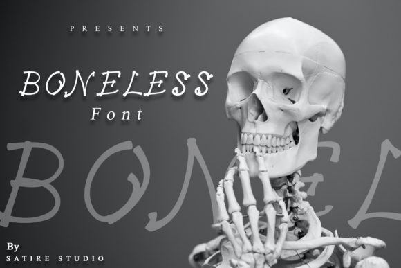 Boneless Font Poster 1
