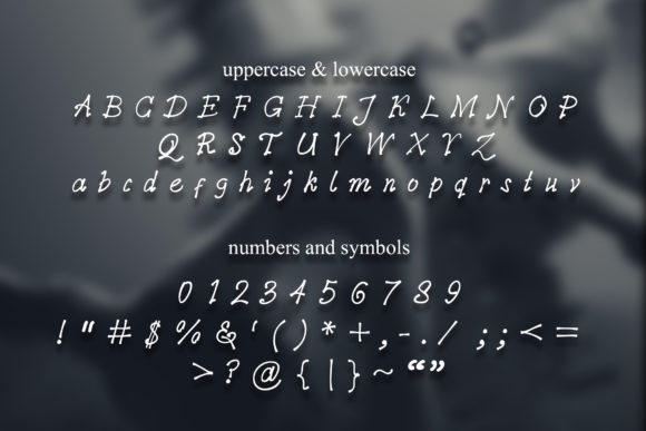 Boneless Font Poster 2