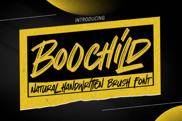 Boochild Font Poster 1