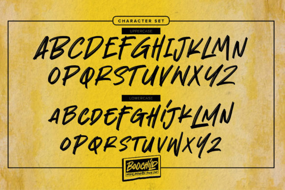 Boochild Font Poster 5