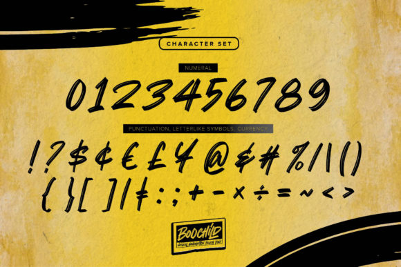 Boochild Font Poster 6