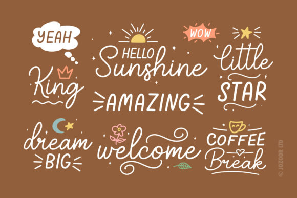 Booline Morning Font Poster 2