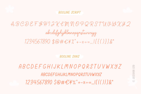 Booline Morning Font Poster 6