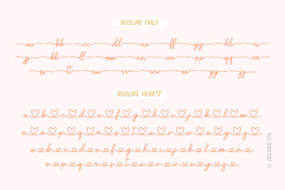 Booline Morning Font Poster 7