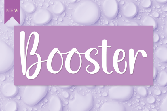 Booster Font Poster 1