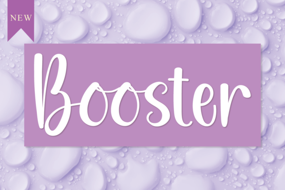 Booster Font Booster Font Poster 1