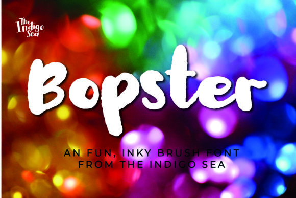 Bopster Font Poster 1