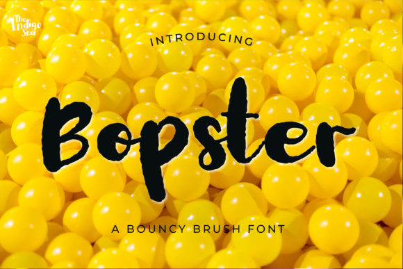 Bopster Font Poster 1