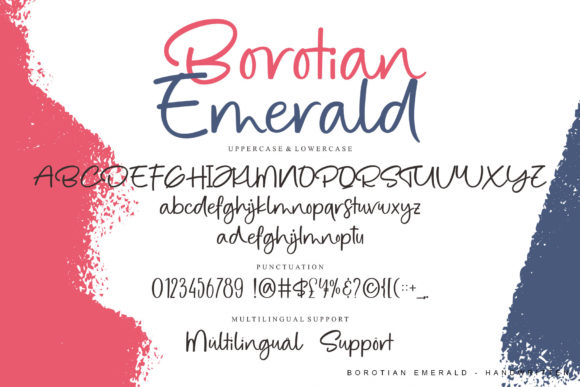 Borotian Emerald Font Poster 9