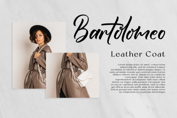 Borsallino Font Poster 2