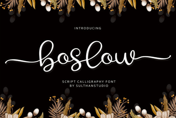 Boslow Font