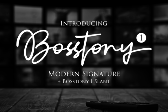 Bosstony 1 Font