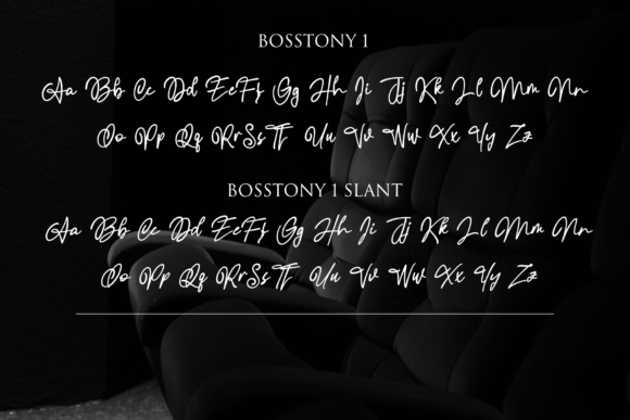 Bosstony 1 Font Poster 2