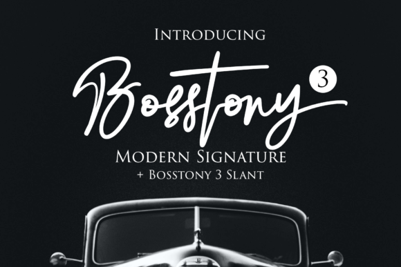 Bosstony 3 Font Poster 1